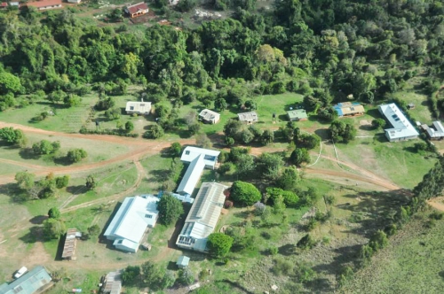 Luchtfoto Entasekera Health Centre